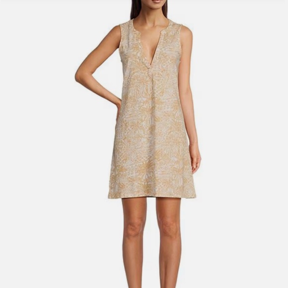 NWT LILLY PULITZER DEV DRESS SAND BAR PALM BEACH PARADISE M - Picture 2 of 7